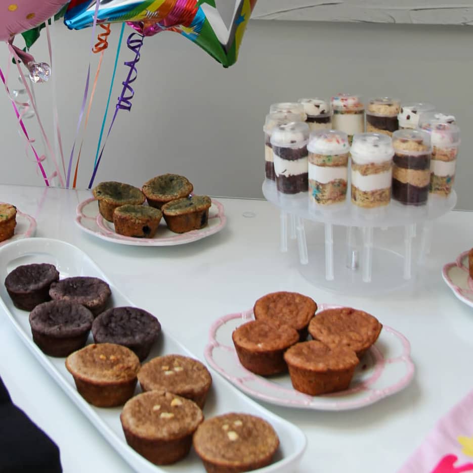 Baked Goods and Balloon Bouquet