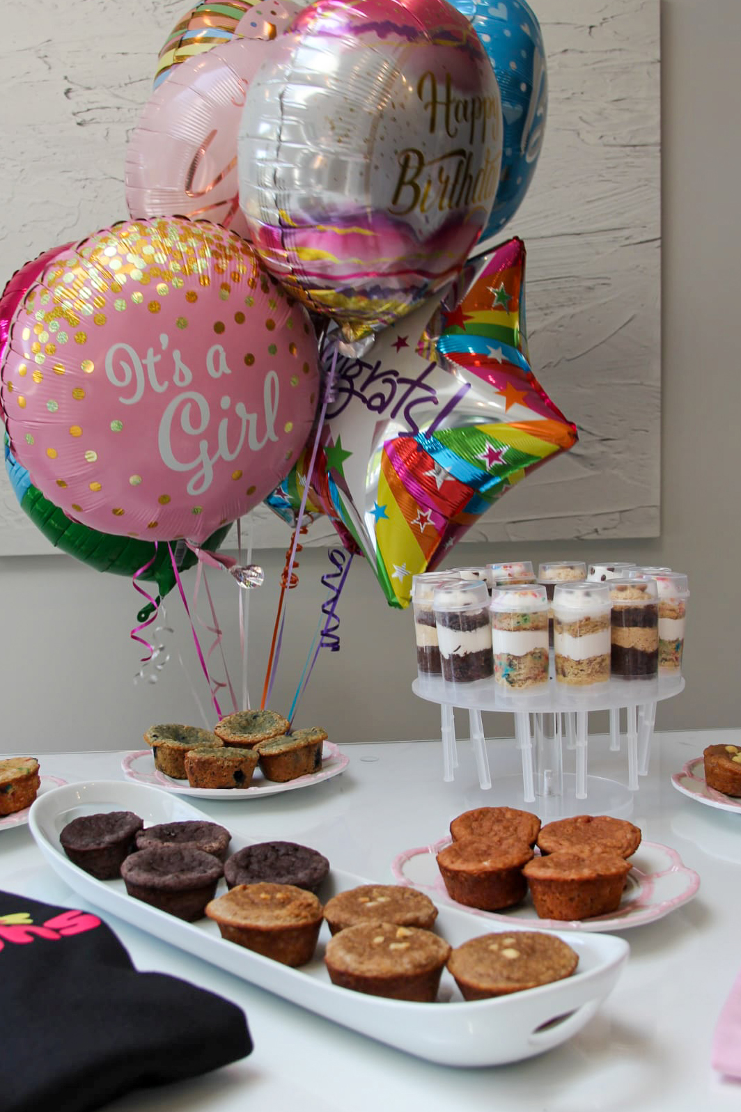 Muffins and Balloon Bouquet